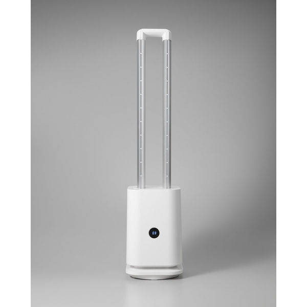 コンフォー 空気清浄機能付ツインエアーファン ホワイト COOL-Q-001W 1