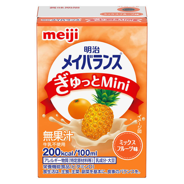 明治 メイバランスぎゅっとMini（ミニ）　 ミックスフルーツ味　1箱（24本入）（取寄品）