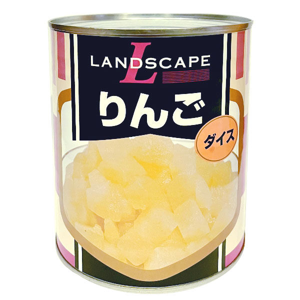 マックストレーディング 「業務用」りんご(ダイス) 2号×12缶（直送品）