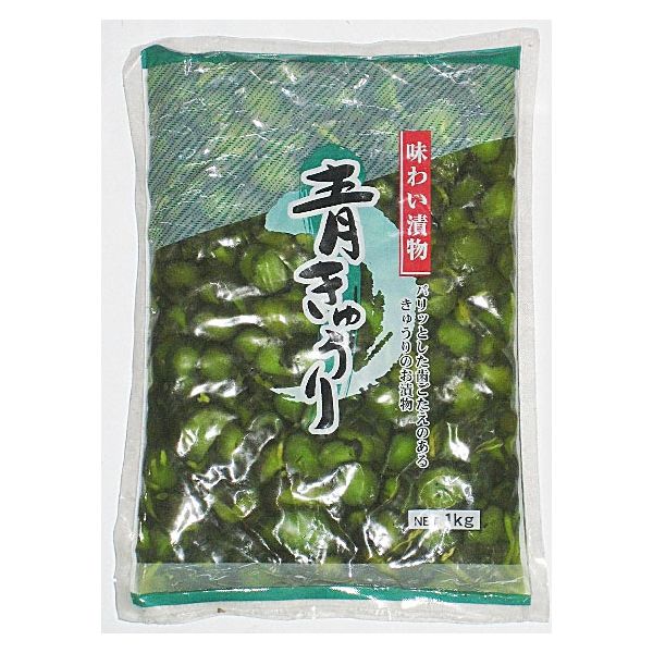 「業務用」 グリーンファーム 味わい漬物 青きゅうり 16袋×1KG(固形750G)（直送品）