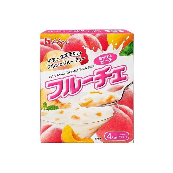ハウス食品 「業務用」フルーチェ・ミックスピーチ 1セット(200G