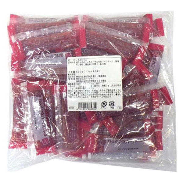 スドージャム 「業務用」低カロリーいちごジャム 1セット((13G×40個)×5袋)（直送品）