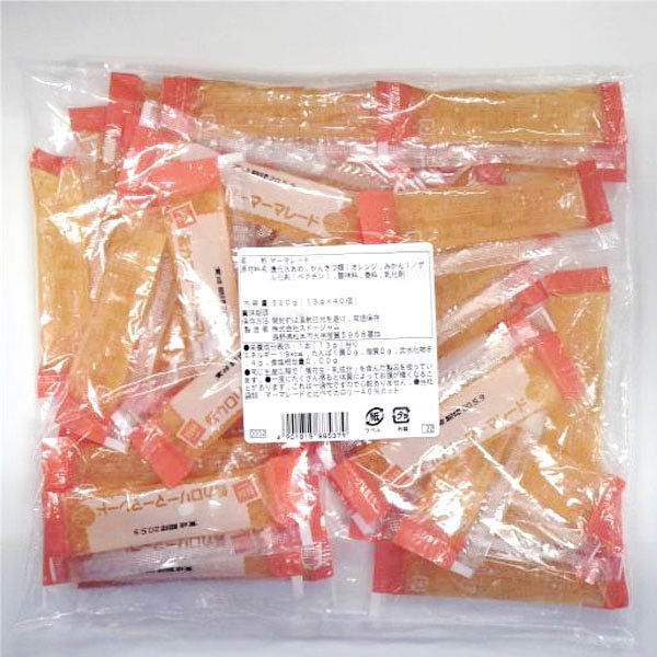 スドージャム 「業務用」低カロリーマーマレードジャム 1セット((13G×40個)×5袋)（直送品）
