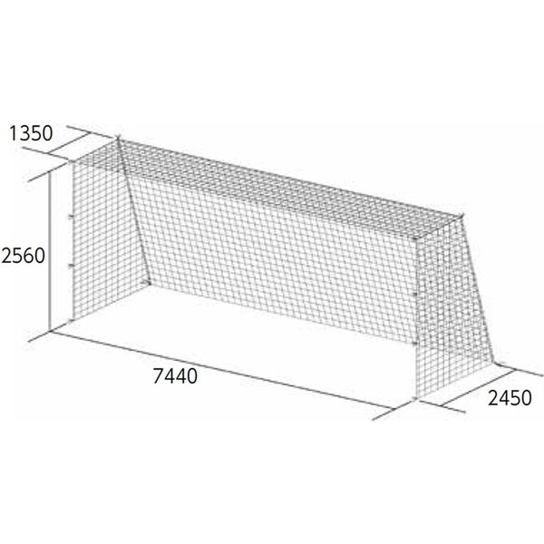 トーエイライト 一般サッカーゴールネット Ｂー７１７５ B7175 1セット(2入)（直送品）