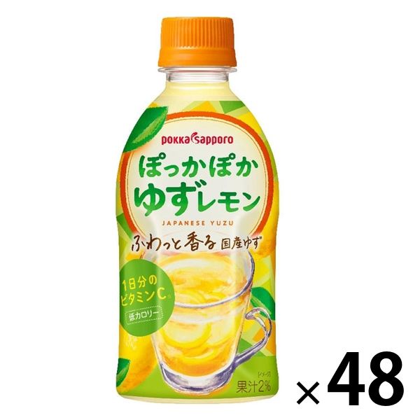 ポッカサッポロフード＆ビバレッジ ぽっかぽかゆずレモン 350ml 1