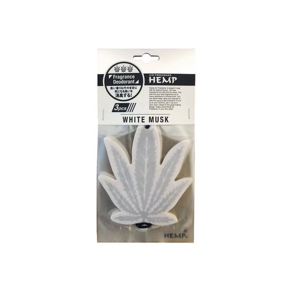 ニューアークス ＨＥＭＰ　フレグランスデオドラント　３Ｐ　エアーフレッシュナー　ホワイトムスク NAX056001 1セット(3個入)（取寄品）