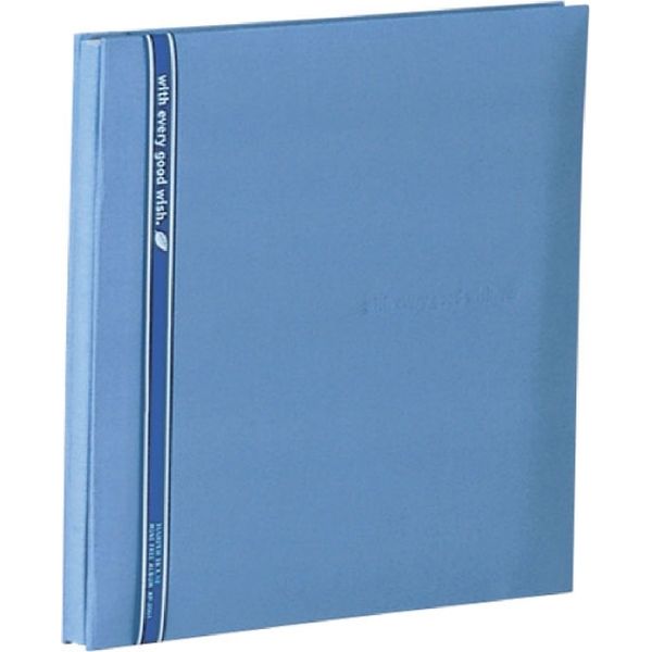 セキセイ ミニフリーアルバム　フリー白台紙　ブルー XP-2001-10 1冊（直送品）