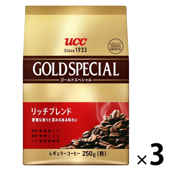 コーヒー粉】UCC上島珈琲 ゴールドスペシャル リッチブレンド 1