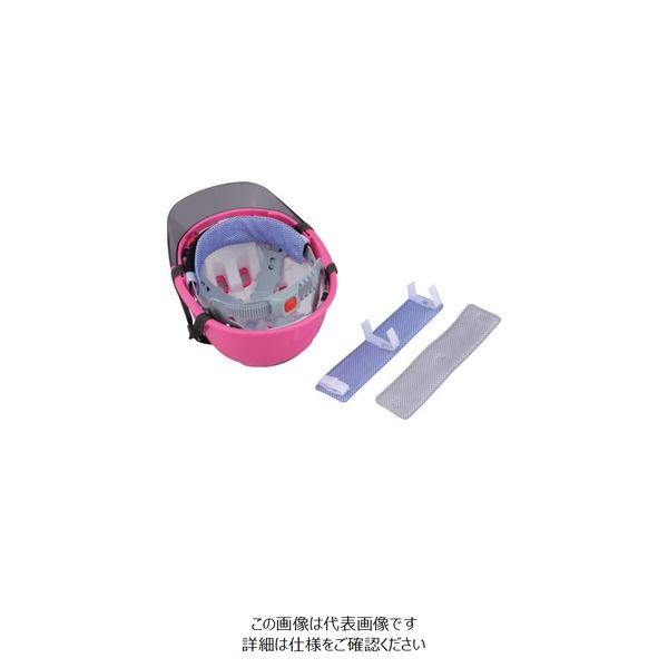 東洋物産工業 トーヨーセフティ ヘルメット取付式 アクアデコパッド グレー NO.7161 1個 118-4619（直送品）