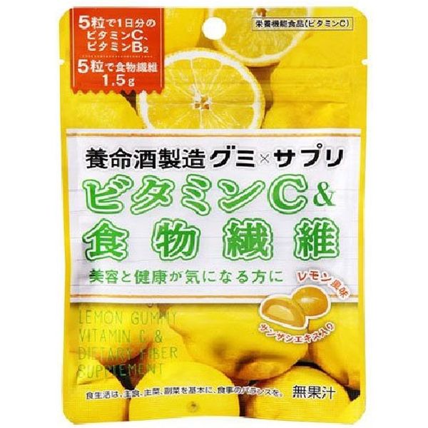 養命酒製造 グミ＆サプリビタミンＣ×食物繊維 4987236015809 40G×12個（直送品）