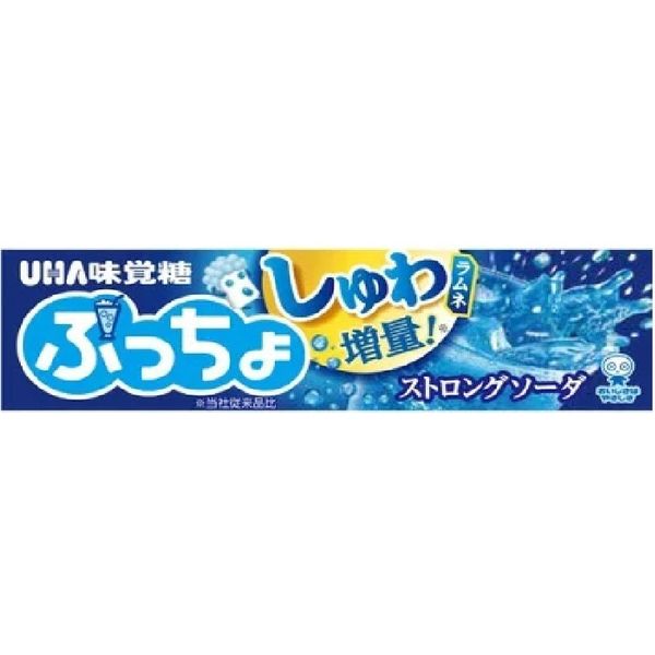 UHA味覚糖 ぷっちょスティックストロングソーダ  4902750905450 10ツブ×120個（直送品）