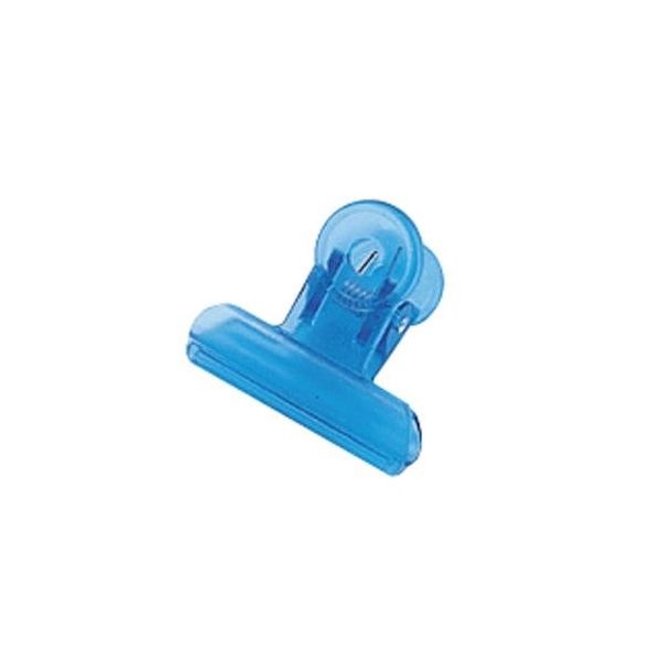 エスコ 50mm [青] プラスチッククリップ(5個入) EA762FB-223 1セット(75個:5個×15袋)（直送品）