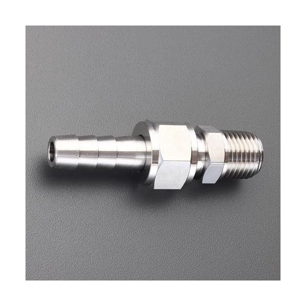 エスコ R 1/2”x14.0mm 雄ねじステム(ステンレス製) EA141A-404 1セット(2個)（直送品）