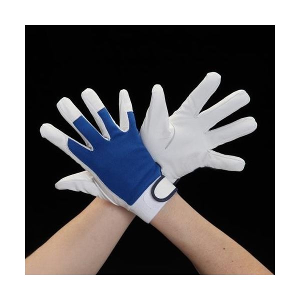エスコ [L] 手袋(豚革) EA353BD-82 1セット(10双)（直送品）
