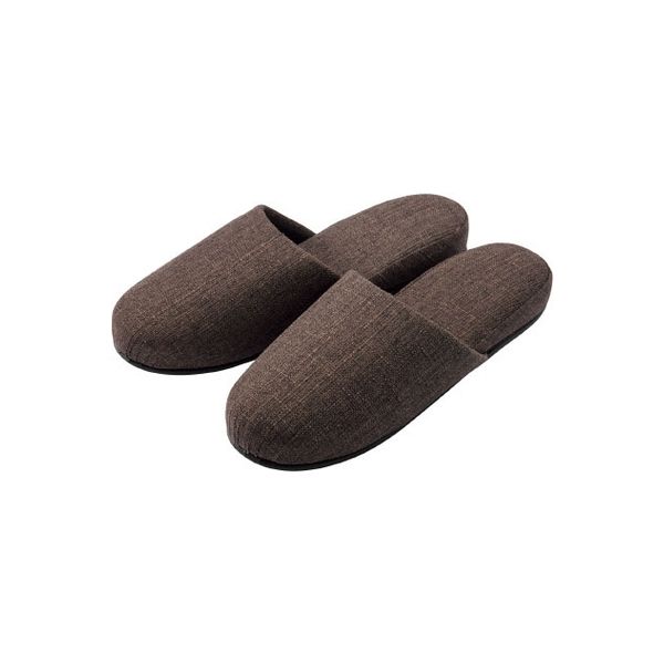 オーミケンシ ブッチャー織りスリッパ ブラウン 11381　1足（直送品）