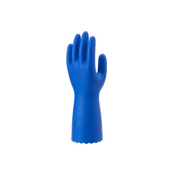 ショーワグローブ ゴム手袋ブルーフィット Lサイズ 181 1パック（直送品）