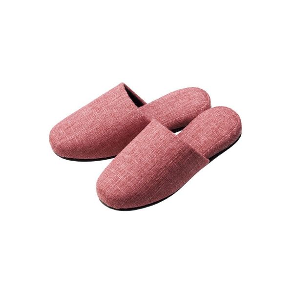 オーミケンシ ネップ柄スリッパ ピンク 4412 1足（直送品）