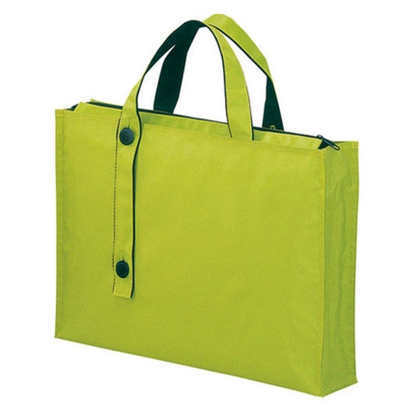 リヒトラブ キャリングバッグ2WAYワイドＡ-7651-6黄緑　1個（直送品）