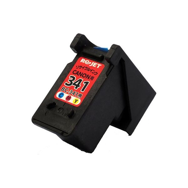 キヤノン（キャノン）用 リサイクルインク EC341-CL 3色一体型 （BC-340XL） 1個（直送品）