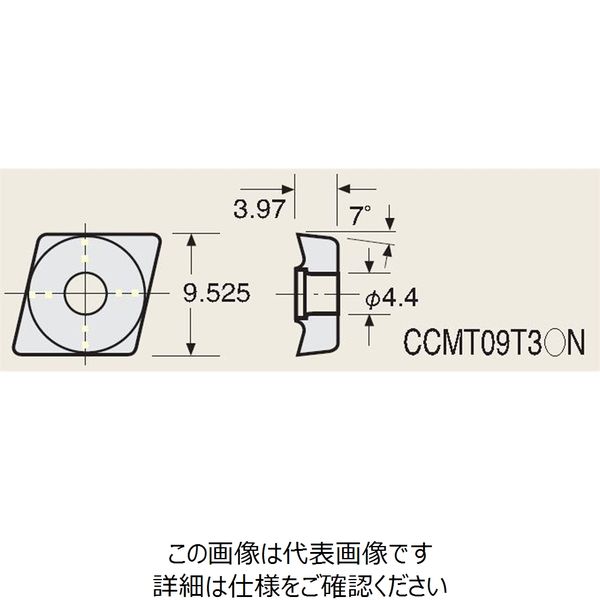 日研工作所 インサートチップ CC08-C4 AC410K 1セット(20P)（直送品）