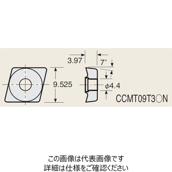 日研工作所 インサートチップ CC08-C8 AC630M 1セット(10P)（直送品）