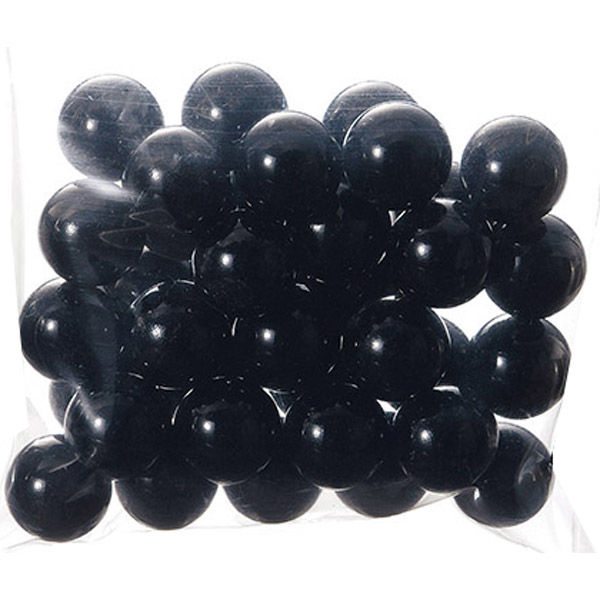 松野工業 日本製 ビー玉 ガラス玉 15mm ニューカラーマーブル ブラックブラック B2374 1袋（250粒入）（直送品）