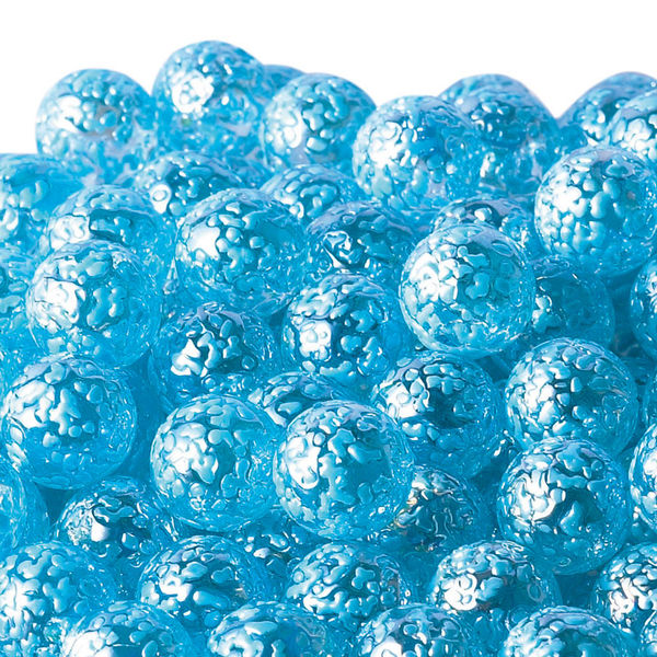 松野工業 日本製 ビー玉 ガラス玉 17mm 水玉マーブル ブルー水玉 E9034 1袋（260粒入）（直送品）