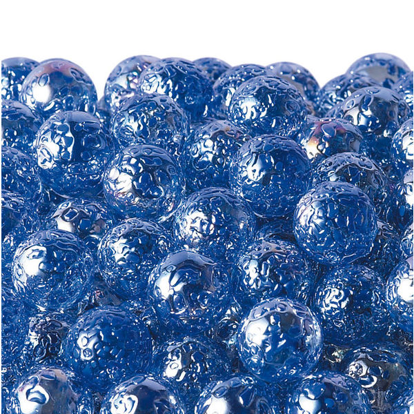 松野工業 日本製 ビー玉 ガラス玉 17mm 水玉マーブル コバルト水玉 E9035 1袋（260粒入）（直送品）