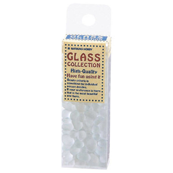 松野工業 日本製 ビー玉 ガラス玉 フロストグラスボール クリアー GS1031 １セット（約960ｇ：約80ｇ×12）（直送品）