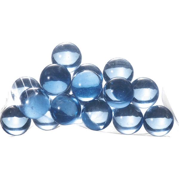 松野工業 日本製 ビー玉 ガラス玉 20mm ライトコバルトマーブルライトコバルト K2388 1袋（150粒入）（直送品）