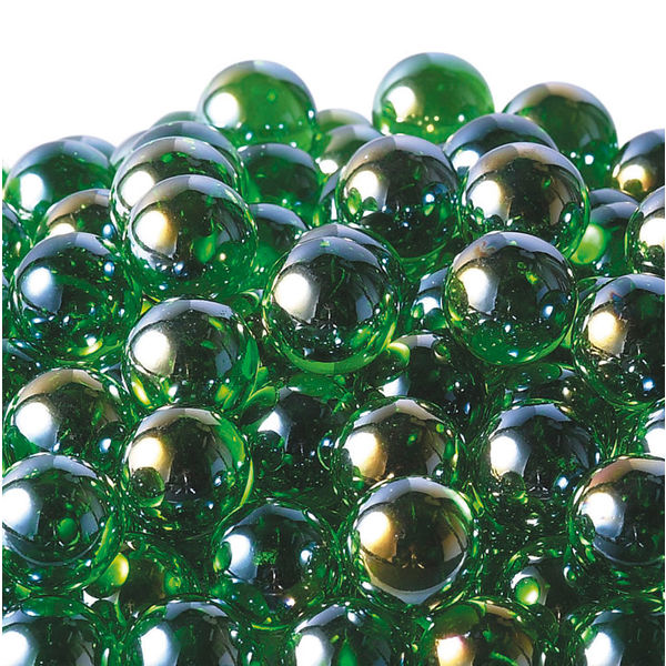 松野工業 日本製 ビー玉 ガラス玉 17mm オーロラカラーマーブルグリーン O1290 1袋（260粒入）（直送品）