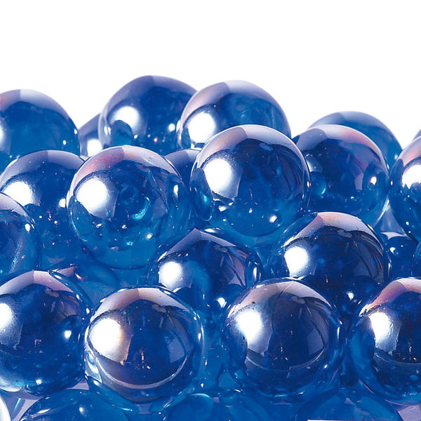 松野工業 日本製 ビー玉 ガラス玉 25mm オーロラカラーマーブルコバルト O1294 1袋（50粒入）（直送品）