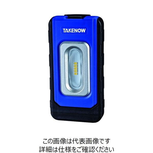 TAKENOW テイクナウ 300ルーメン 3.7V 充電式LEDハンドライト 360°調整ハンドル 背面マグネット付 WL6011（直送品）