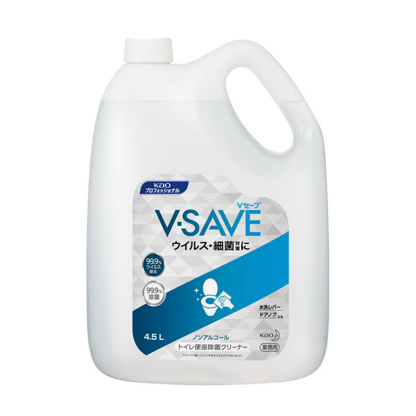 V-SAVE 便座除菌クリーナー 業務用詰め替え4.5L 1個 花王 - アスクル