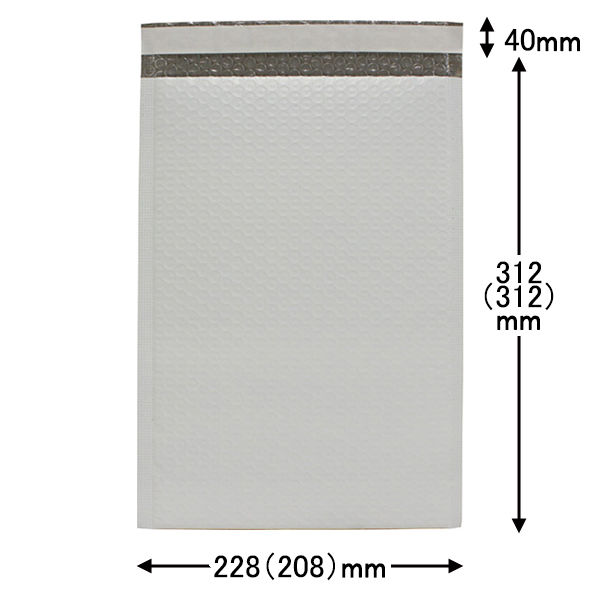 耐水クッション封筒（ポリエチレン製） ネコポス用 白 EPECKA4 1セット