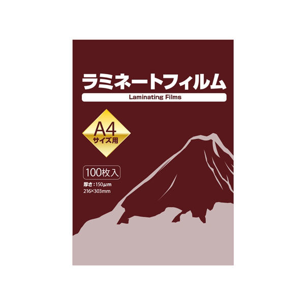 フジテックス ラミネートフィルム100μ B4サイズ 500枚入り '1117033005 1箱（500枚入）（直送品）