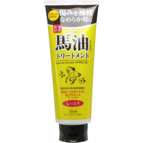 コスメテックスローランド ロッシモイストエイド オイルヘアトリートメント 馬油 270g×6セット 4936201100828（直送品）