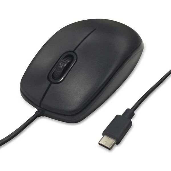 MSソリューションズ USB Type-C 有線光学式マウス ブラック MS-WRCM156BK 1個