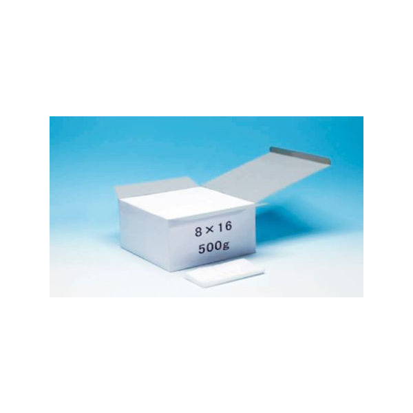 イワタ 清浄用綿　8×16cm DSS82 1箱500g（約216枚入）（直送品）