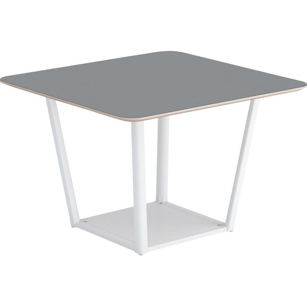 【組立設置込】コクヨ リージョン 会議テーブル 正方形 リノリウム 幅1050×奥行1050×高さ724mm アッシュ×ホワイト 1台（直送品）