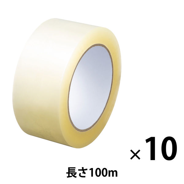 OPPテープ 48mm×100m巻 (透明) 50巻入 5箱セット 合計250巻 梱包テープ