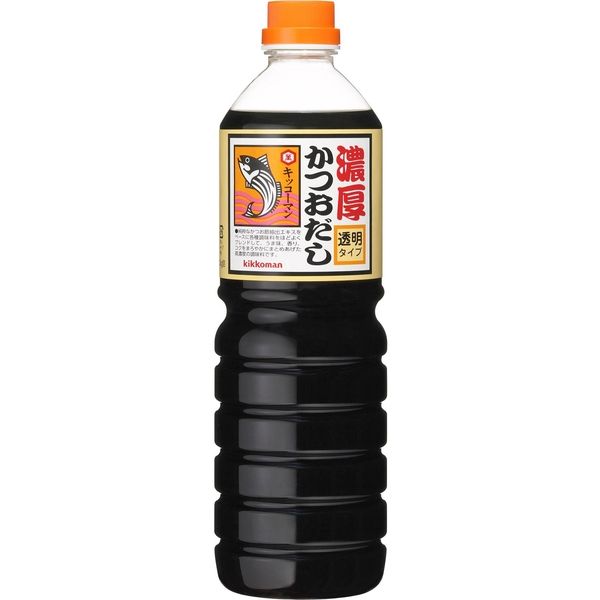 「業務用」 キッコーマン食品 濃厚かつおだし透明タイプ 3150 １ケース　1.2kg×6本　常温（直送品）