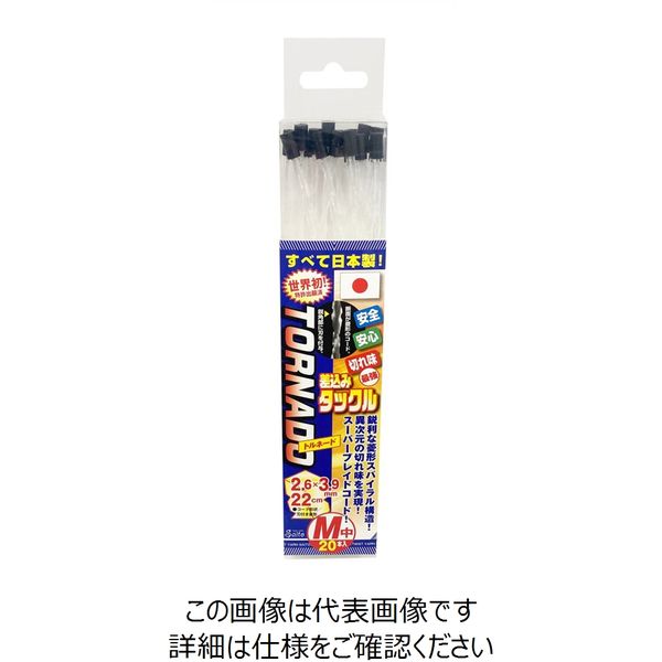 斎藤撚糸 草刈りコード トルネード差込みタックル M 2.6×3.9mm 20本入 97146 1セット(40本:20本×2パック)（直送品）