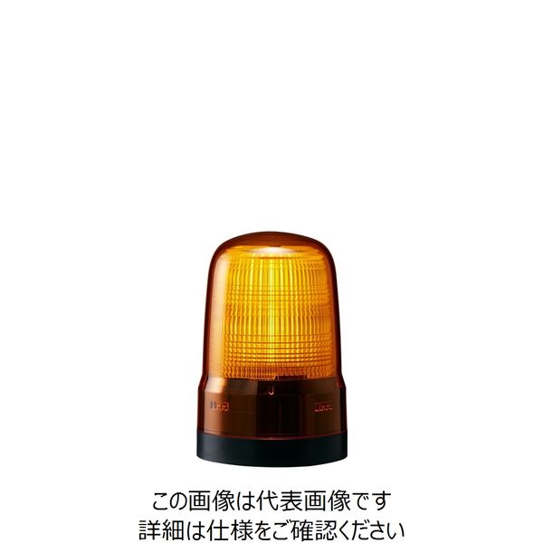 パトライト（PATLITE） PATLITE LED表示灯黄 SL08-M1KTN-Y 1台（直送品