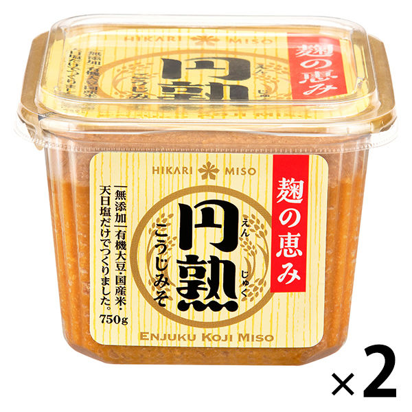 ひかり味噌 円熟こうじみそ 750g 1セット（2個）