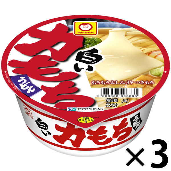 東洋水産　マルちゃん 白い力もちうどん　1セット（3個）