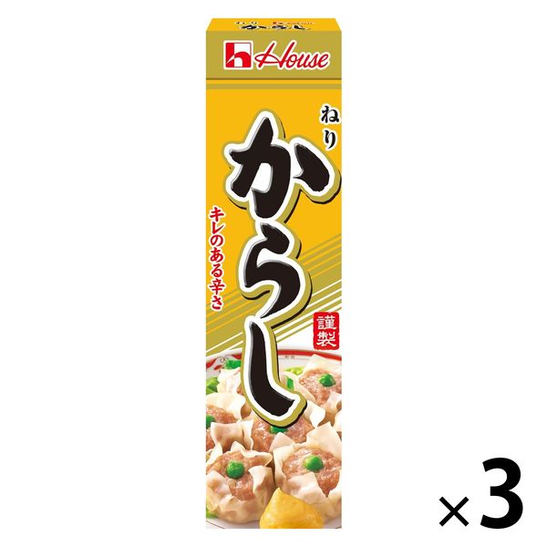 ハウス食品 ねりからし 43g 3本