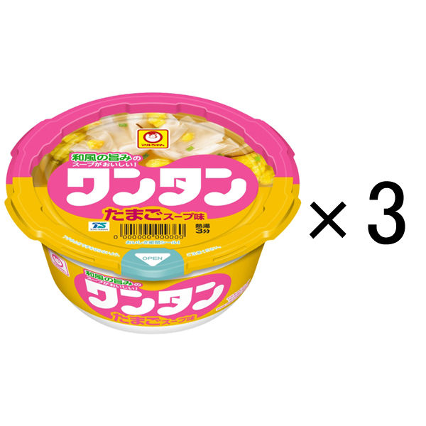 ワンタン　たまごスープ味　861601　1セット（3食入）　東洋水産