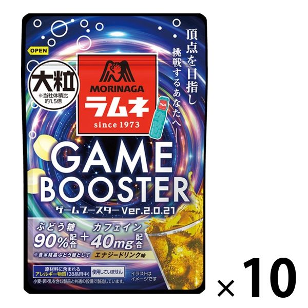 森永製菓 大粒ラムネ＜GAMEBOOSTER2＞ 10袋