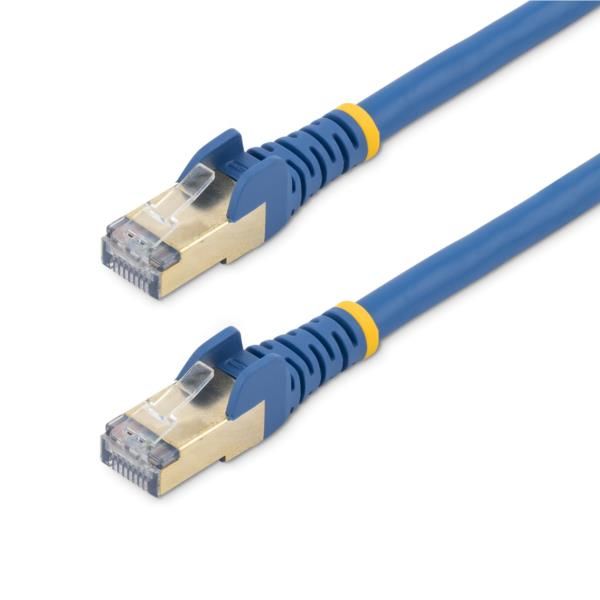 Startech.com LANケーブル 2m Cat6a ブルー 6ASPAT2MBL 1個